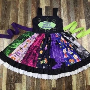 Girls Halloween Hocus Pocus Dress